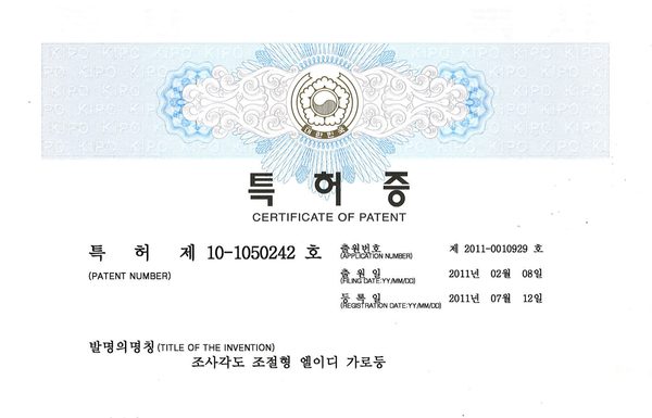 Beam-Angle Adjustable LED Streetlight View Certificate