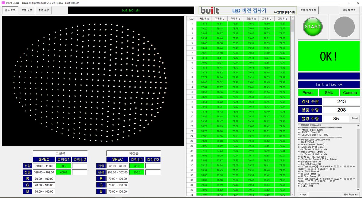 LED Lighting Vision Tester